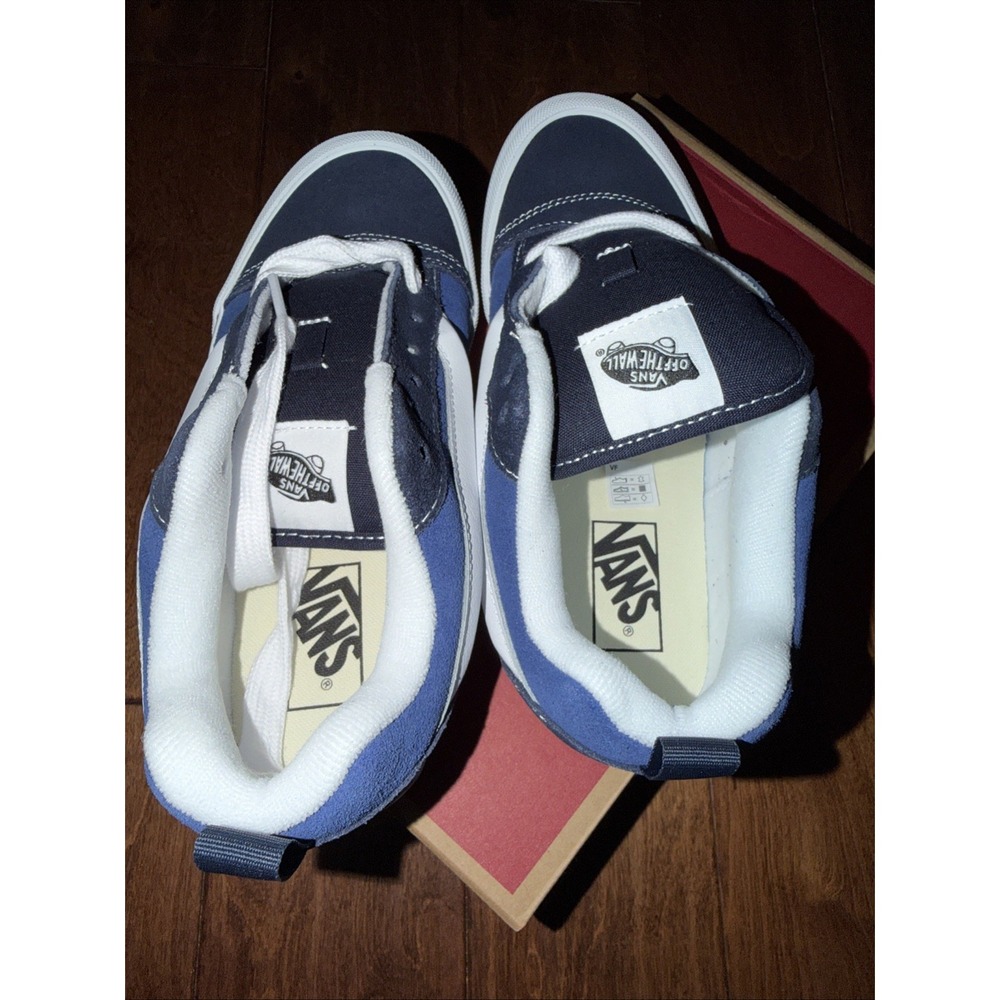 Vans KNU SKOOL Navy Men 6/Women 7.5 Casual Skate Unisex Sneaker Shoes NWB‎ - Picture 5 of 6